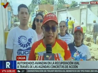 Aragua | Avanza proyecto de recuperación vial mediante las Agendas Concretas de Acción
