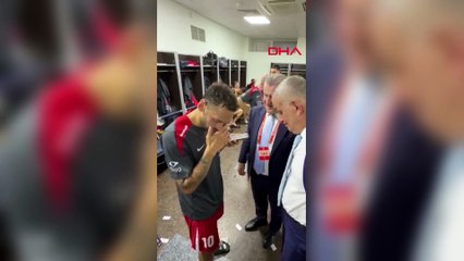 Cumhurbaşkanı Erdoğan'dan A Milli Takım'a tebrik