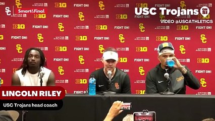 USC Trojans head Coach Lincoln Riley discusses the versatility of the Trojans