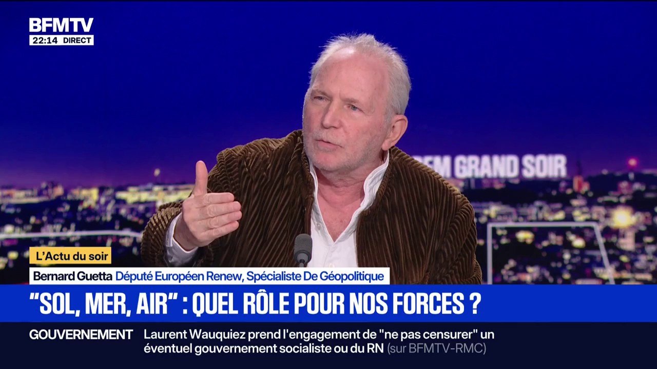Guerre russo-ukrainienne: "Il s'agit de fournir à l'Ukraine les moyens de se défendre contre une nouvelle attaque de la Russie", souligne Bernard Guetta, député Européen Renew