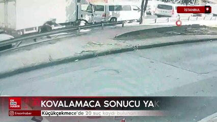 İstanbul Küçükçekmece’de 20 suç kaydı bulunan şüpheli yakalandı
