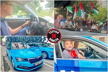 Controversia en LaVuelta: Marca se infiltra en el coche del equipo Israel Premier Tech 🚴‍♂️