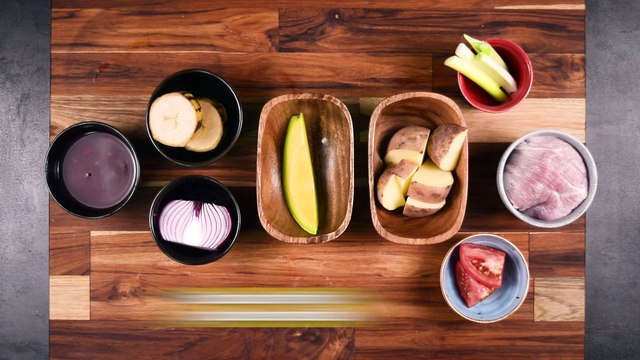 Bocados de caldo de costilla