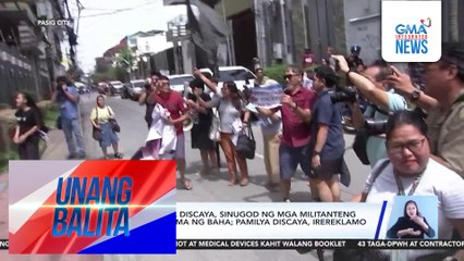 Compound ng mga Discaya, sinugod ng mga militanteng grupo at mga biktima ng baha; pamilya Discaya, irereklamo ang mga rallyista | Unang Balita