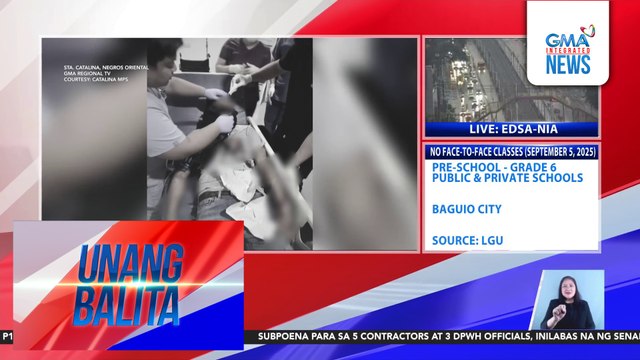 Pulis, sugatan matapos saksakin sa mata ng aarestuhing suspek | Unang Balita