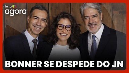 Jeff Benício comenta saída de William Bonner do Jornal Nacional
