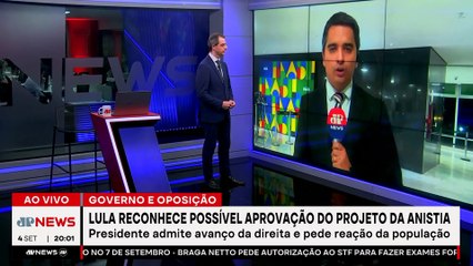 Lula reconhece avanço da anistia e pede reação popular