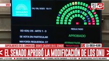 El Senado aprobó limitar los DNU de Milei