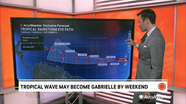 Tropical rainstorm targets Puerto Rico