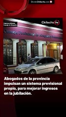 Abogados de la provincia impulsan un sistema previsional propio, para mejorar ingresos en la jubilación.