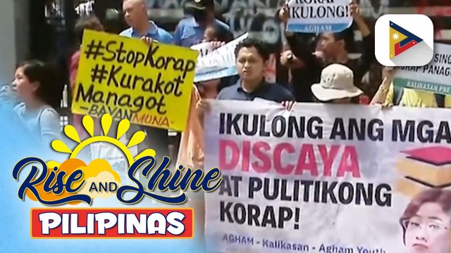 Ilang grupo, nagsagawa ng kilos-protesta sa compound ng pamilya Discaya sa Pasig City: PNP, agad na umalalay sa sitwasyon | via Gab Villegas