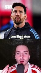 Pourquoi Messi est en pleurs ? #Foot #Messi