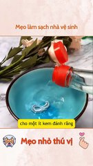 Mẹo làm sạch nhà vệ sinh
