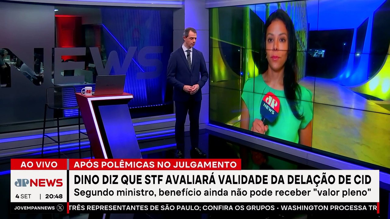 MOVIMENTAÇÃO PELA ANISTIA AUMENTA - JORNAL JOVEM PAN -  04/09/2025