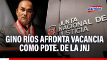Gino Ríos afronta vacancia como Pdte. de la JNJ: 