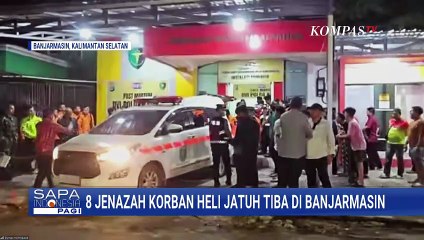 Korban Heli Jatuh Tiba di RS, Tim DVI: Tes DNA Dibutuhkan Dalam Identifikasi | SAPA PAGI