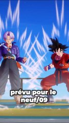 NOUVEAU JEU DRAGON BALL PRÉVU POUR LE 9 SEPTEMBRE !
