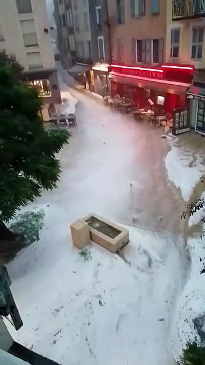 Hailstorm & Flooding Hit Gap, Hautes-Alpes, France 🌩️🇫🇷