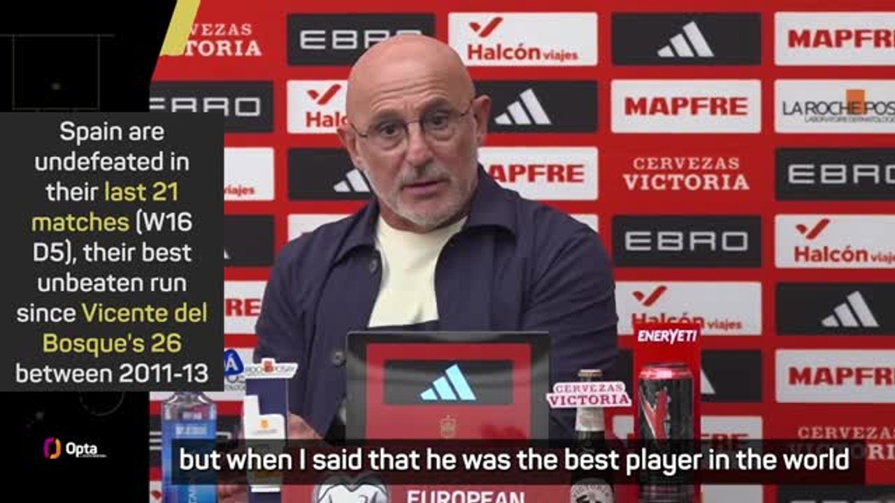 De la Fuente grateful Spain have some of the world's best players