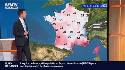 Une journée ensoleillée avec des passages nuageux, jusqu'à 29°C attendus en Corse