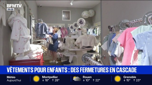 Vêtements pour enfants: un secteur en berne