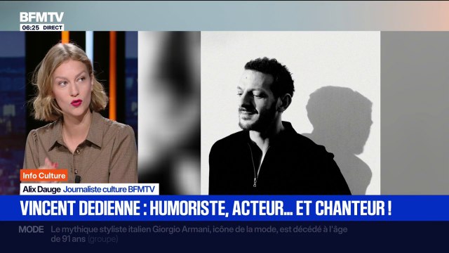 Signé BFM - L'humoriste et acteur Vincent Dedienne se lance dans la musique avec son premier album : Un lendemain soir de gala