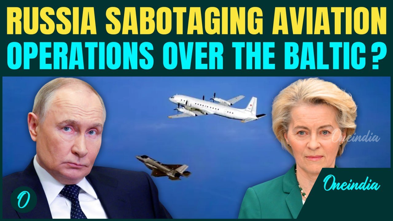 Sweden’s SHOCKING Charge on Russia post Ursula Plane Emergency| Putin Jamming GPS over Baltic Sea?