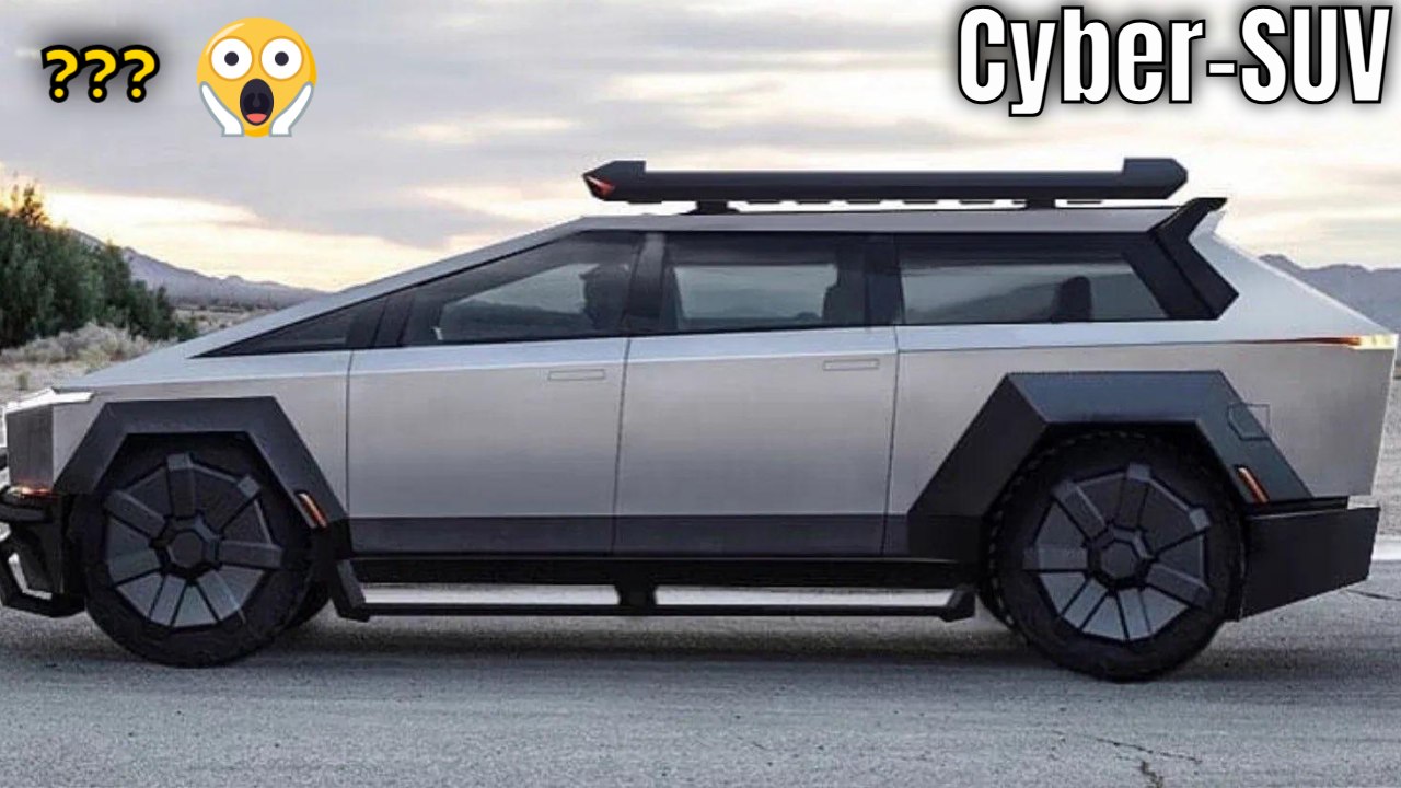 Geheimnis gelüftet? Möglicher Tesla CyberSUV im Hintergrund von 'Master Plan IV' entdeckt