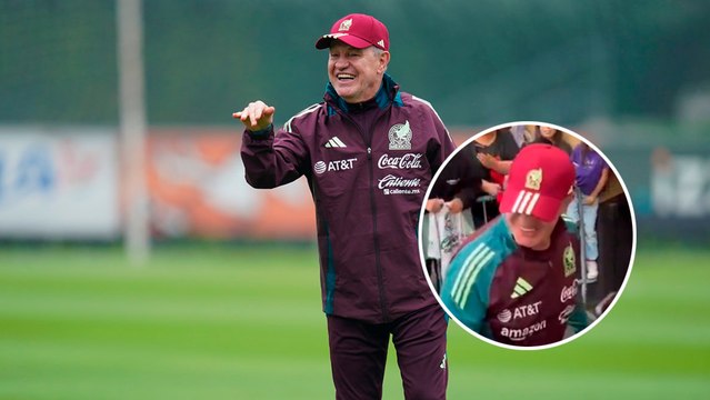 Javier Aguirre bromea con aficionada previo al duelo de México vs. Japón: No me grites