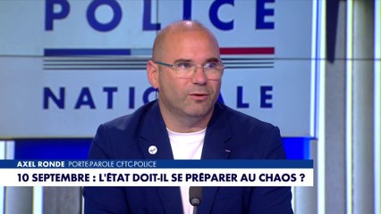 Axel Ronde :  «La police nationale tient la République à bout de bras»