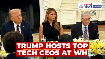 Trump Hosts Tech Titans Bill Gates, Tim Cook, Zuckerberg, Pichai, Nadella & More at WH
