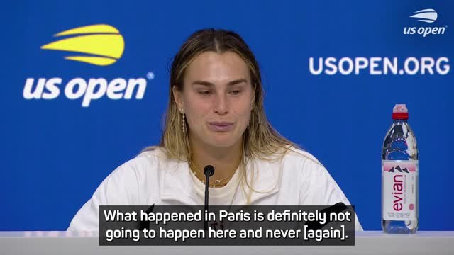 Sabalenka promises no repeat of 'super emotional' French Open final reaction