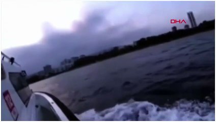 Mersin'de akıntıya kapılan çocuğu sahil güvenlik kurtardı