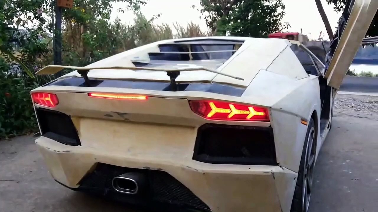 Ce thaïlandais passionné de belles voitures s'est fabriqué sa propre Lamborghini