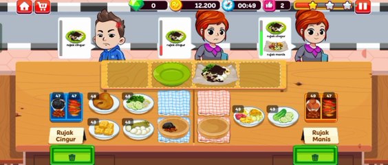 Warung Rujak dan Tahu Tek. Rujak Umik