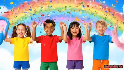 Dudi Dudi Dam Dam | Cute Kids Dance Song | Cartoon Cat & Bunny Dance Rhyme