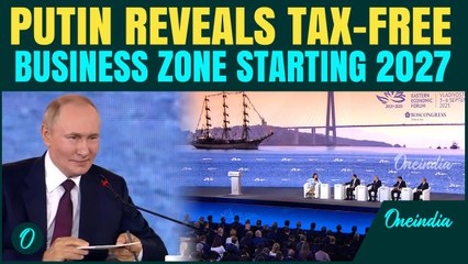 Putin Turns Russia Into Investor Magnet | High-Wage Economy Plan With 5 Years Tax-Free in Far East