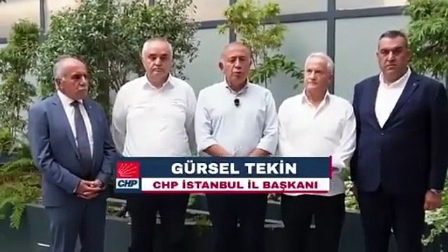 CHP İstanbul İl Başkanlığına atanan Gürsel Tekin'den videolu mesaj