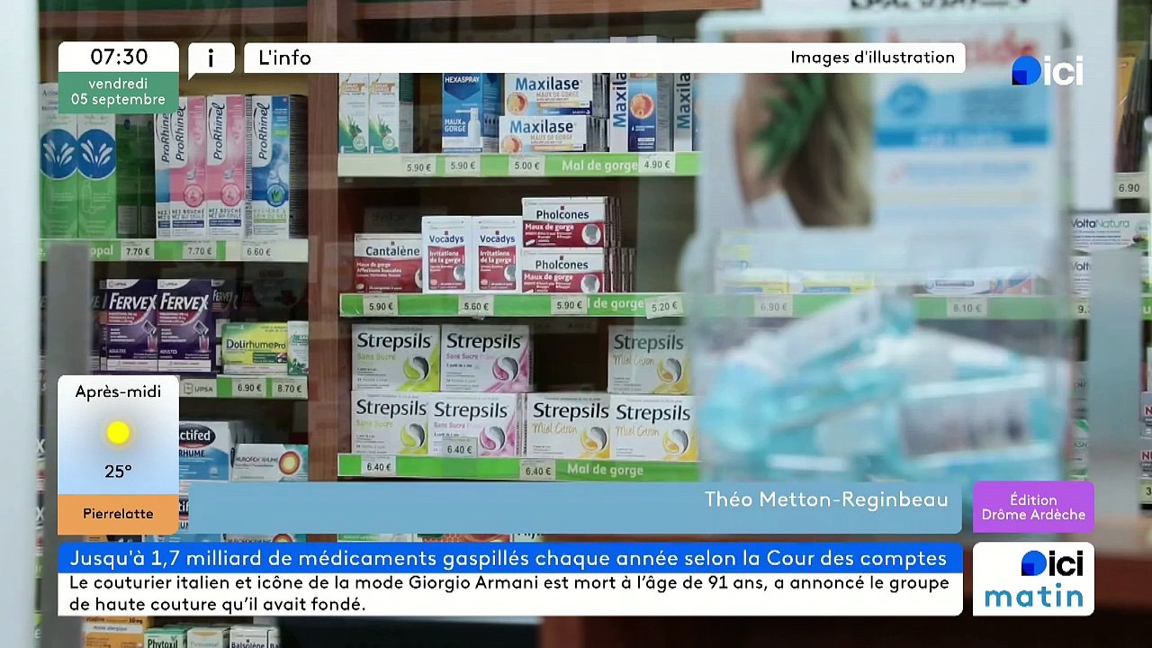 05/09/2025 - ici matin par ici Drôme Ardèche en vidéo