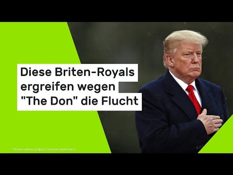 Diese Briten-Royals ergreifen wegen 'The Don' die Flucht