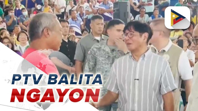 PBBM, pinangunahan ang paglulunsad ng Benteng Bigas, Meron Na program sa Bien Unido, Bohol