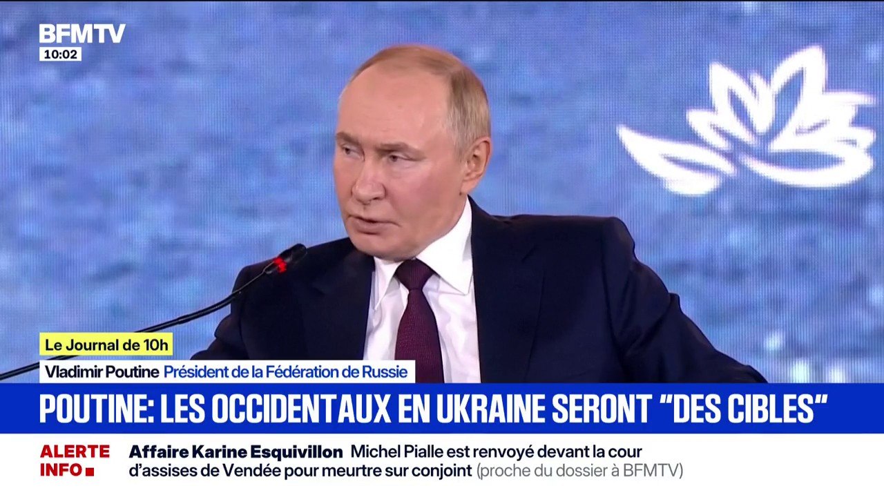 Ukraine: Vladimir Poutine annonce que n'importe...