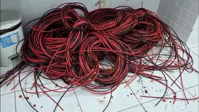 Trio é detido pela PM com 120 quilos de fios de cobre furtados na BR-277