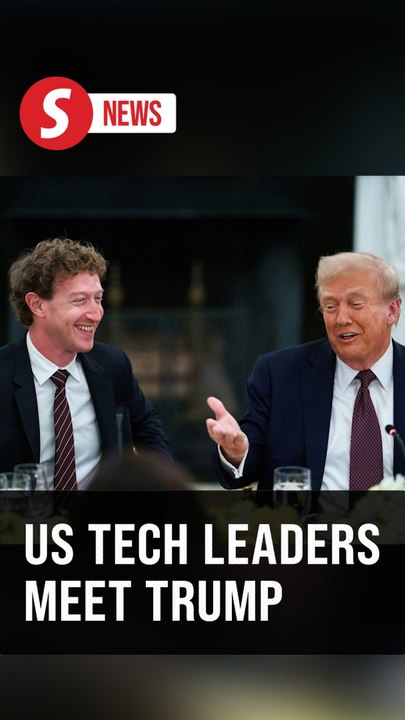 Tech leaders heap praises on Trump administration during White House dinner