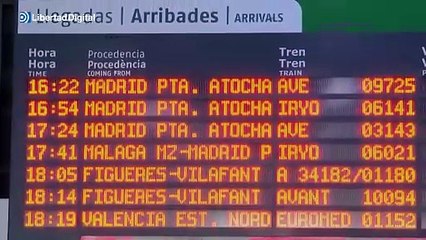 Restablecida la comunicación de trenes AVE en Madrid Chamartín tras el caos