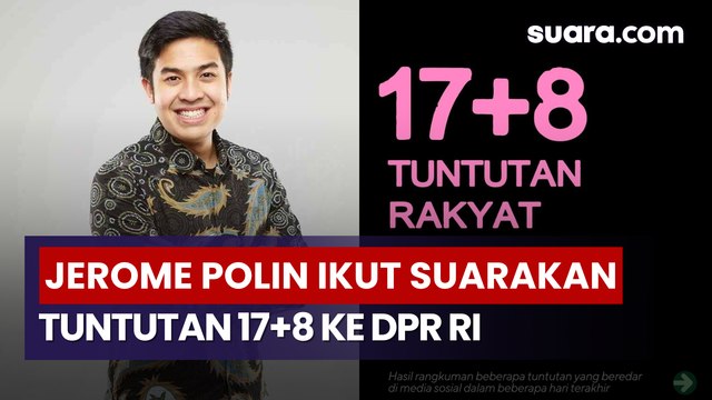 Jerome Polin Angkat Suara Usai Serahkan 17+8 Tuntutan Rakyat ke DPR RI
