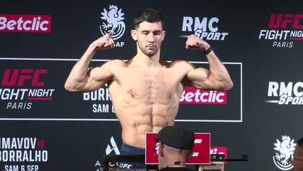 UFC Paris - Les Français Sola, Gomis, Sy et le Belge Oki tous au poids