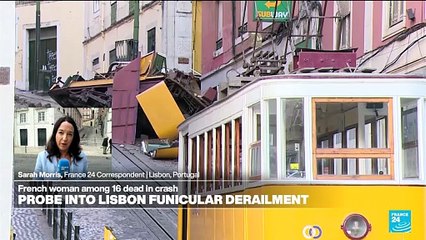 Lisbon funicular crash: French woman among dead as probe goes on