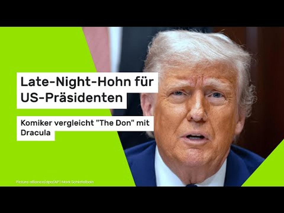 Late-Night-Hohn für US-Präsidenten - Komiker vergleicht 'The Don' mit Dracula