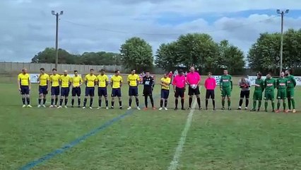 Présentation des équipes lors du 2ème tour de la Coupe de France